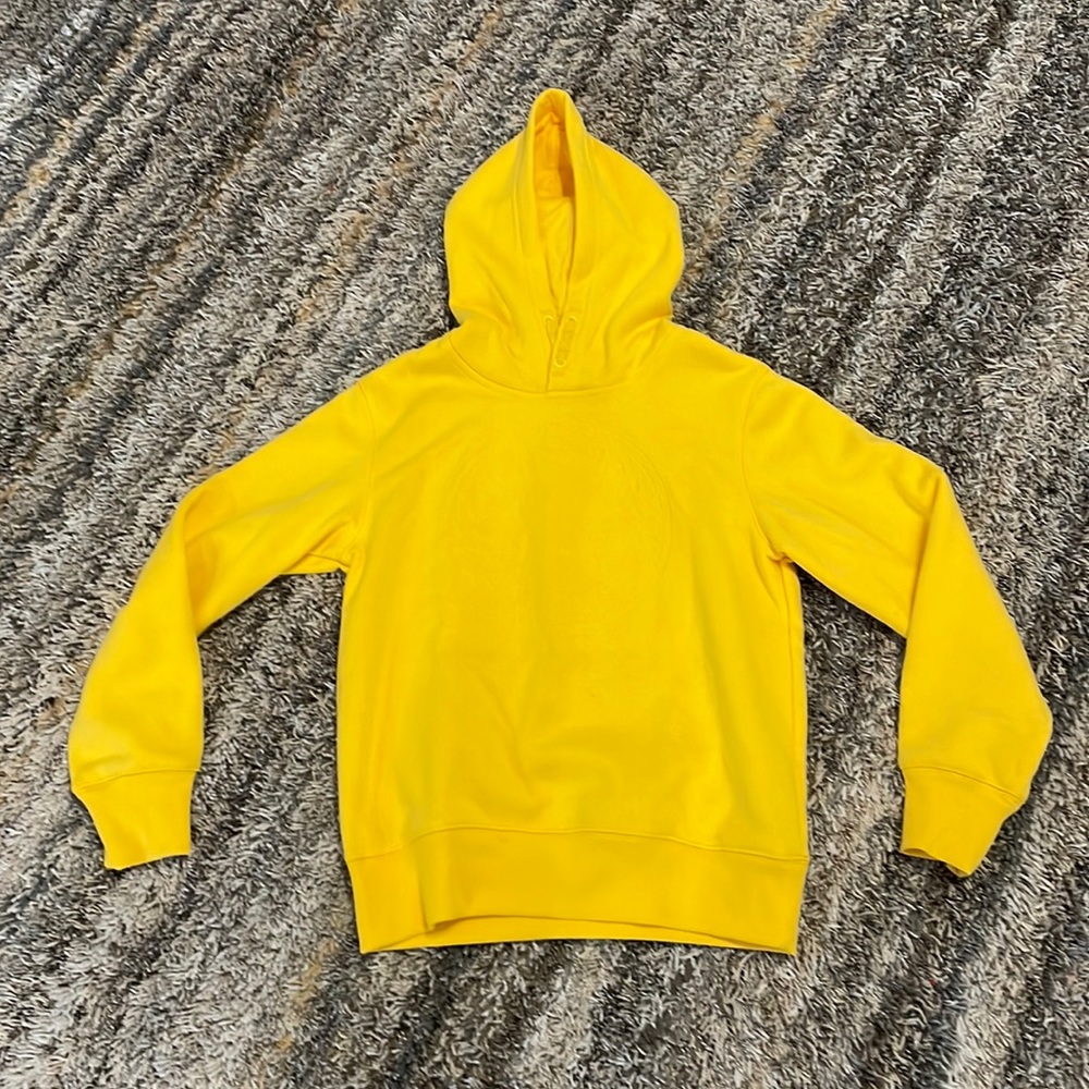 Kids Size 8/10 Yellow Converse Hoodie NWOT